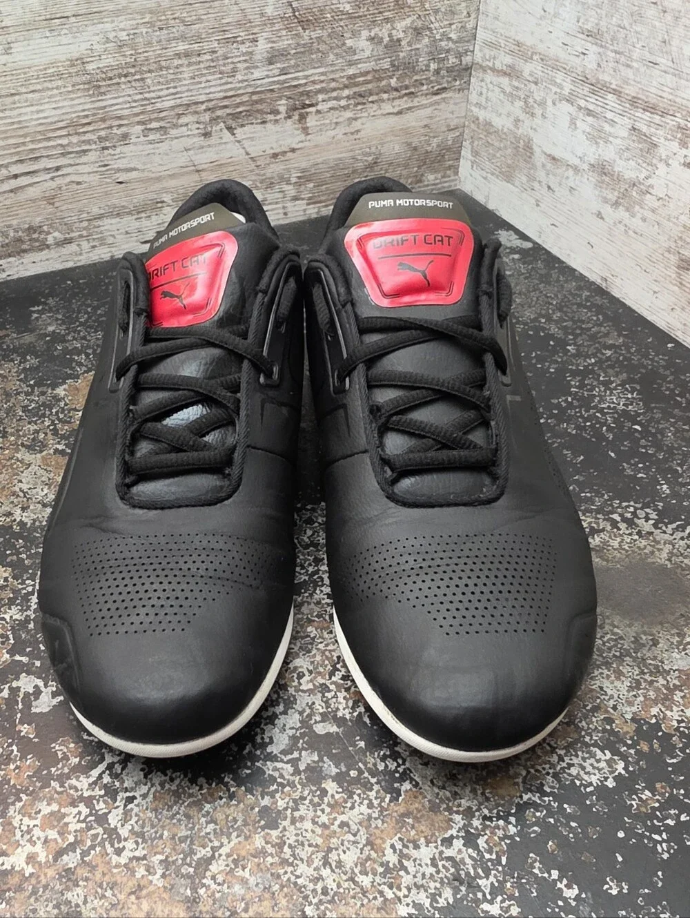 Mens Puma Scuderia Ferrari Drift Cat Driving Shoes Sz 10 Used 306818-01 - Picture 3 of 11